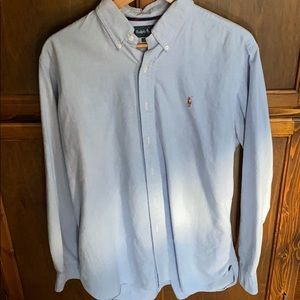 Polo by Ralph Lauren men’s large blue button down